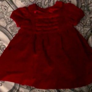 Red Velvet Dress
